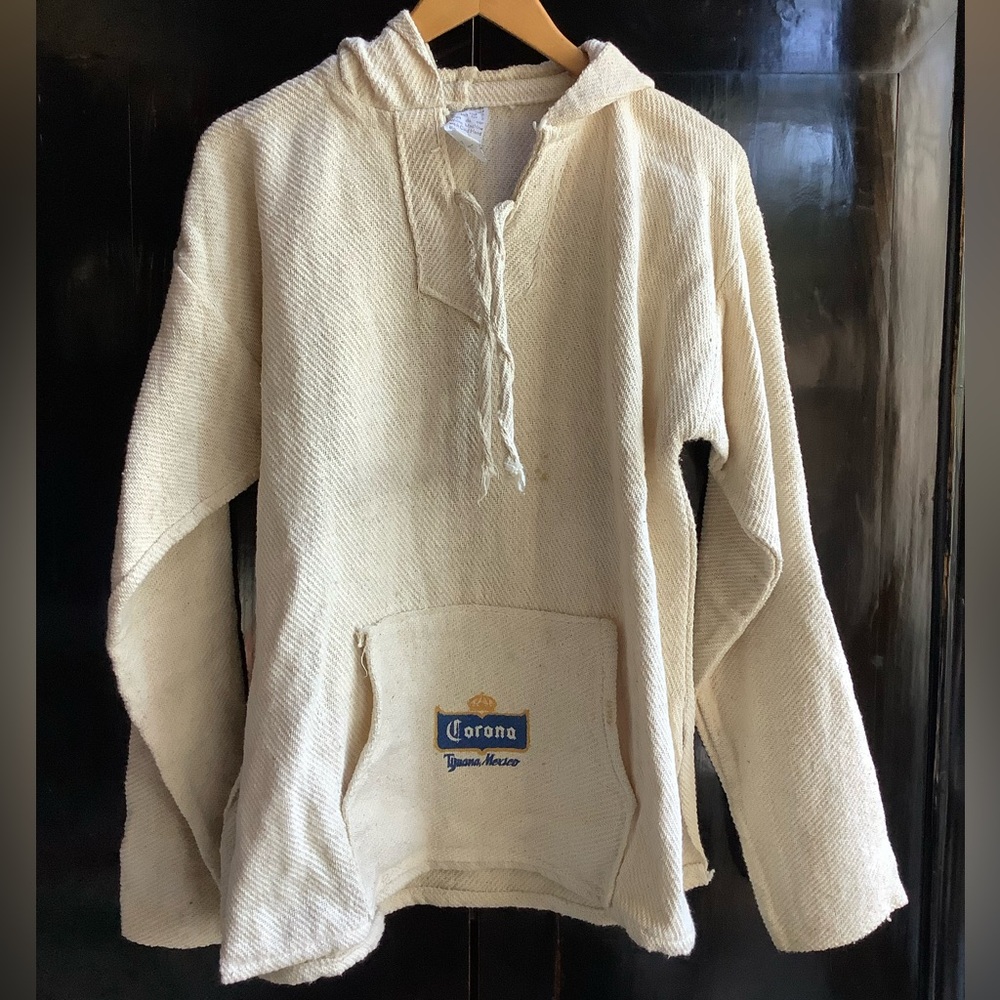 Vintage Corona Beer Beach Club Baja Hoodie
